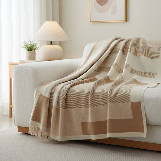 French Light Luxury Art Throw